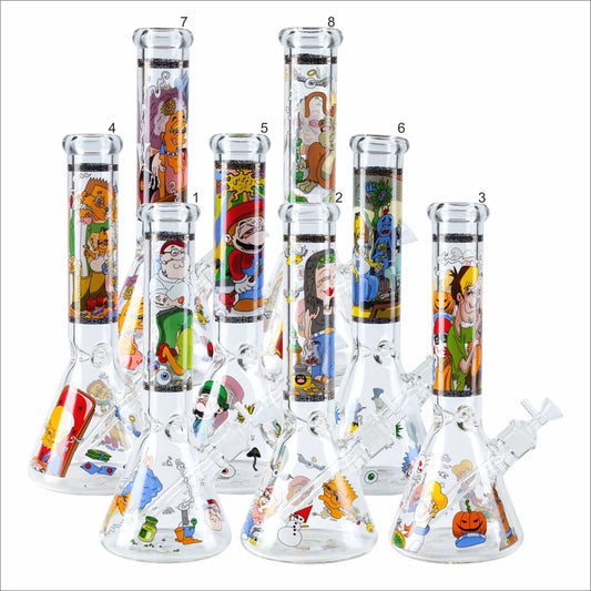 WATERPIPE BEAKER DESIGN DESIGN 5 14" 7MM