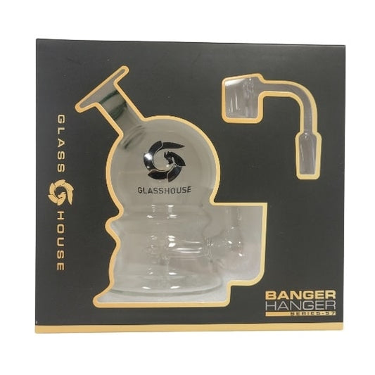 GLASS HOUSE GLOBE STAND BANGER HANGER