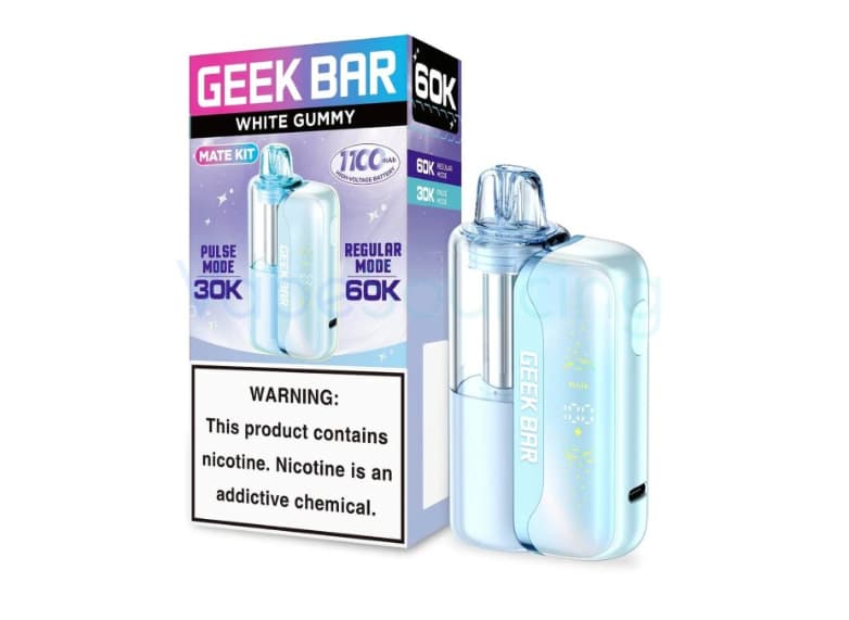 GEEK BAR MATE KIT WHITE GUMMY 60K