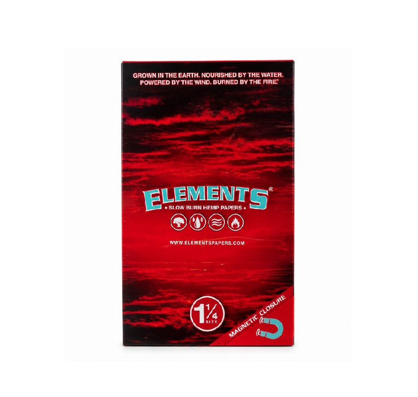 ELEMENTS RED HEMP PAPERS 1 1/4 25CT