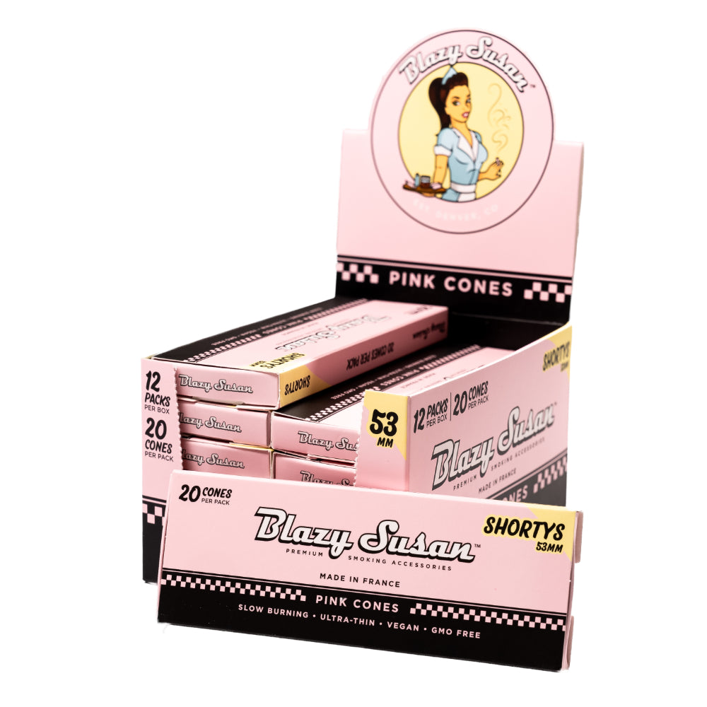 BLAZY SUSAN PINK SHORTYS 53MM 12PK 20CT
