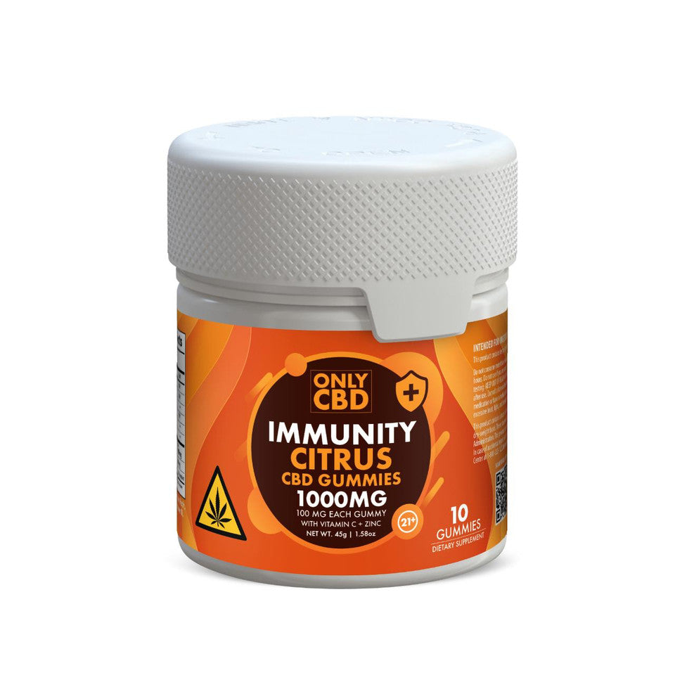 ONLY CBD IMMUNITY GUMMIES CITRUS 1000MG