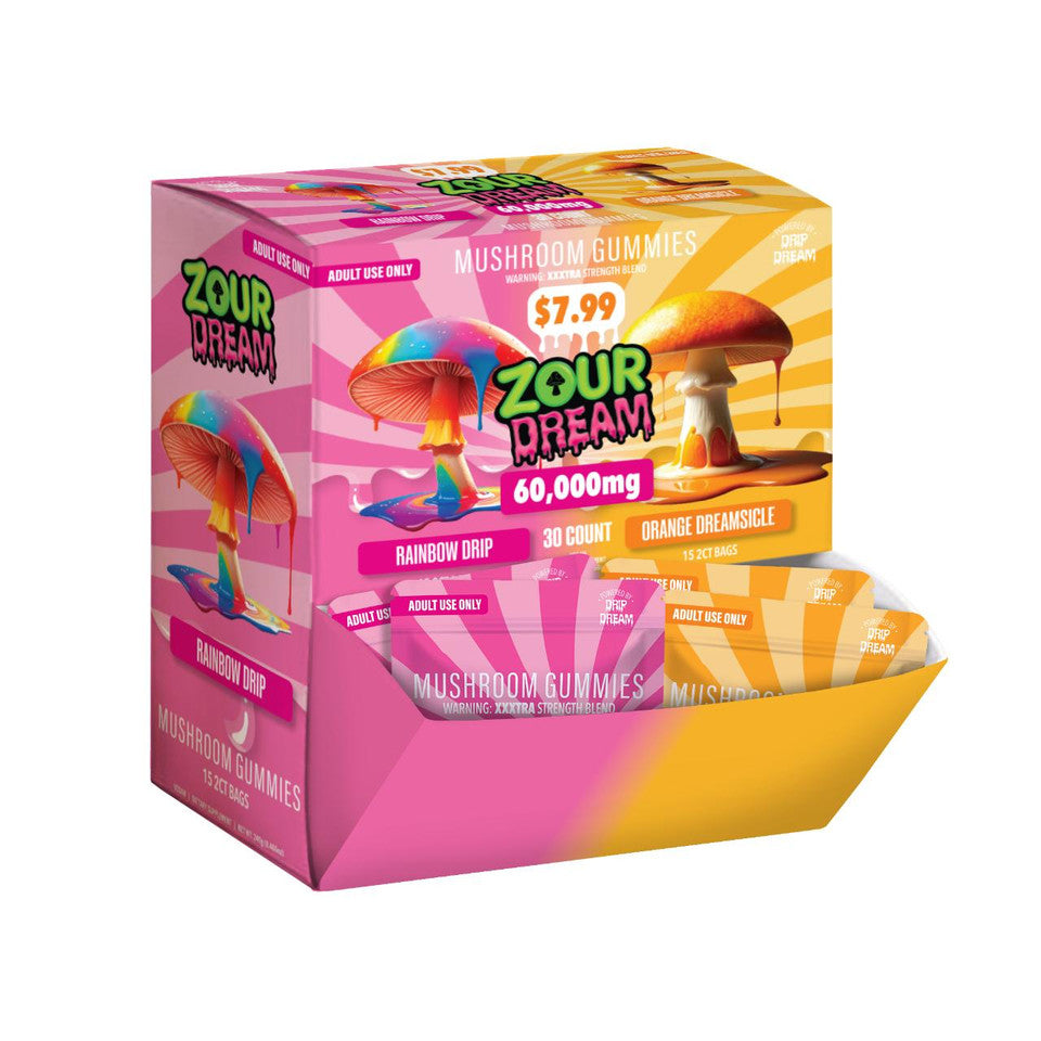 ZOUR DREAM MUSHRM GUMY ORANGE DREAMSICLE 60000MG