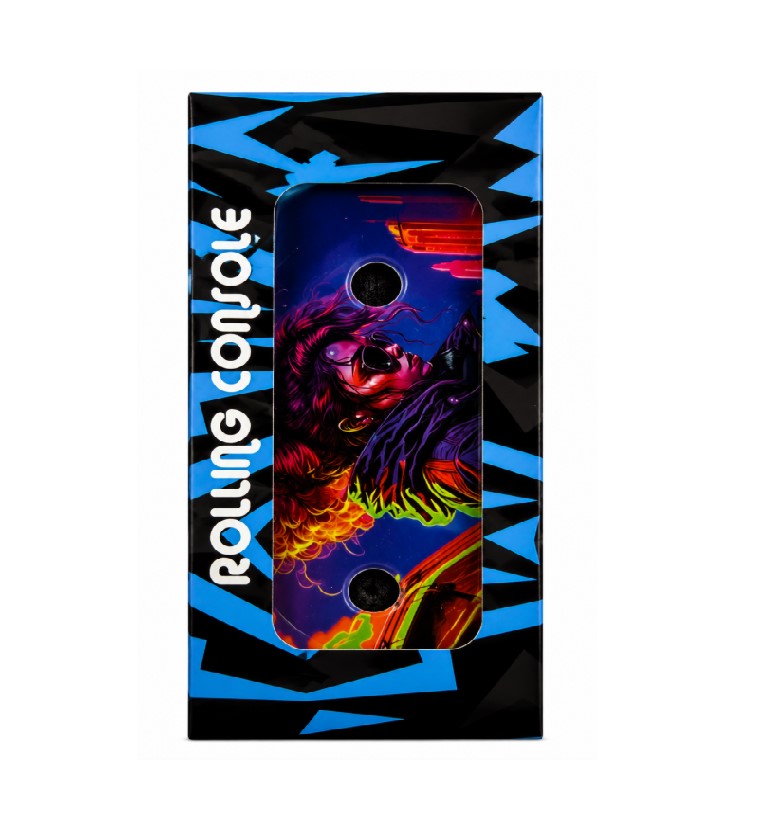 ROLLING CONSOLE KIT SMALL CYBER PUNK GIRL DESIGN 1CT