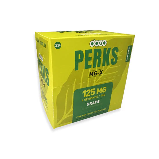 DOZO PERKS MG-X HIGH POTENCY GRAPE 125MG 25CT