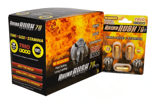 RHINO RUSH TRIO PILLS 24CT