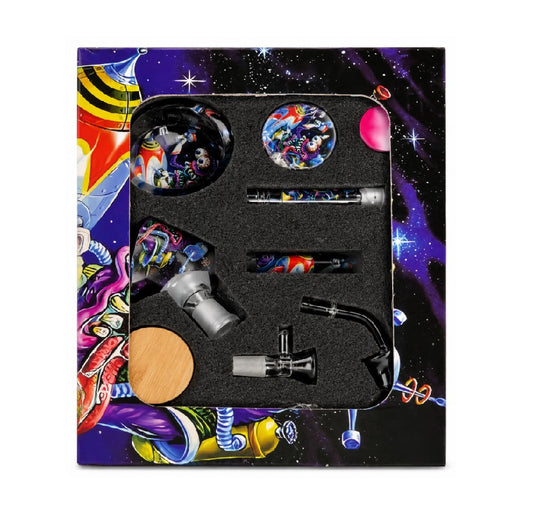 SMOKE GIFT SET WATERPIPE ALIEN ROCKET SGS01-02 1CT