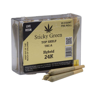 STICKY GREEN TOP SHELF PROLL HYBRID 24K