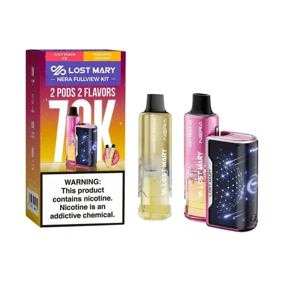 LOSTMARY NERA FW KIT PINEAPPLE COCONUT JUICY PEACH ICE 70K