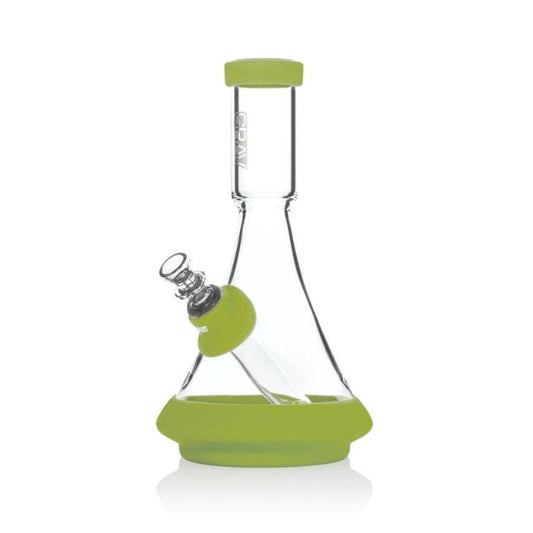 GRAV DECO BEAKER WP ACCENTS 38DB.0.GN CLEAR GREEN