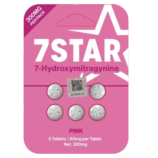 7 STAR HYDROXYMITRAGYNINE PINK 5CT 60MG