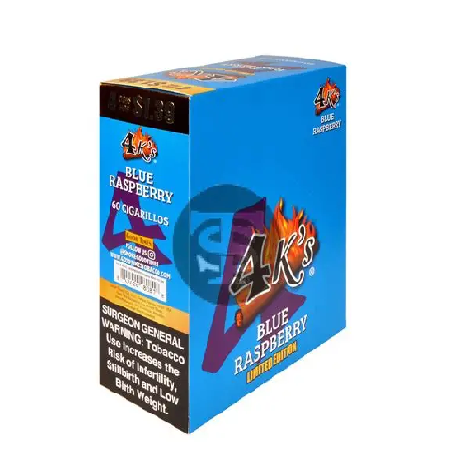 4KS CIGARILLOS BLUE RASPBERRY 4CT
