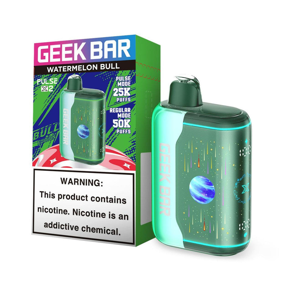 GEEK BAR PULSE X2 BULL EDTN WATERMELON BULL 50K