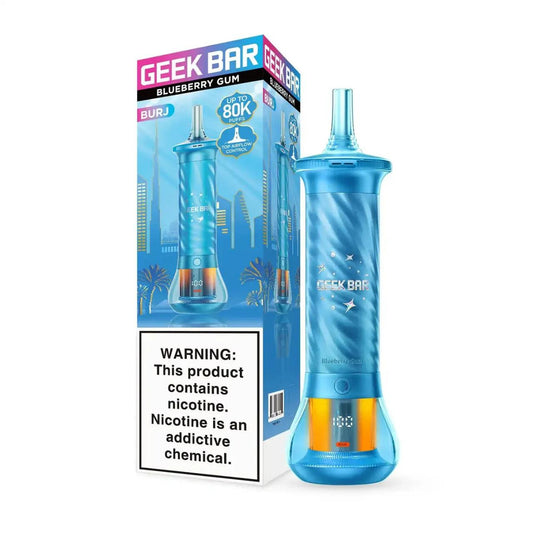 GEEK BAR BURJ BLUEBERRY GUM 80K