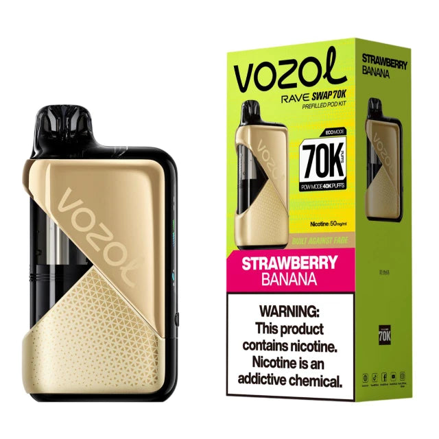 VOZOL RAVE SWAP KIT STRAWBERRY BANANA 70K