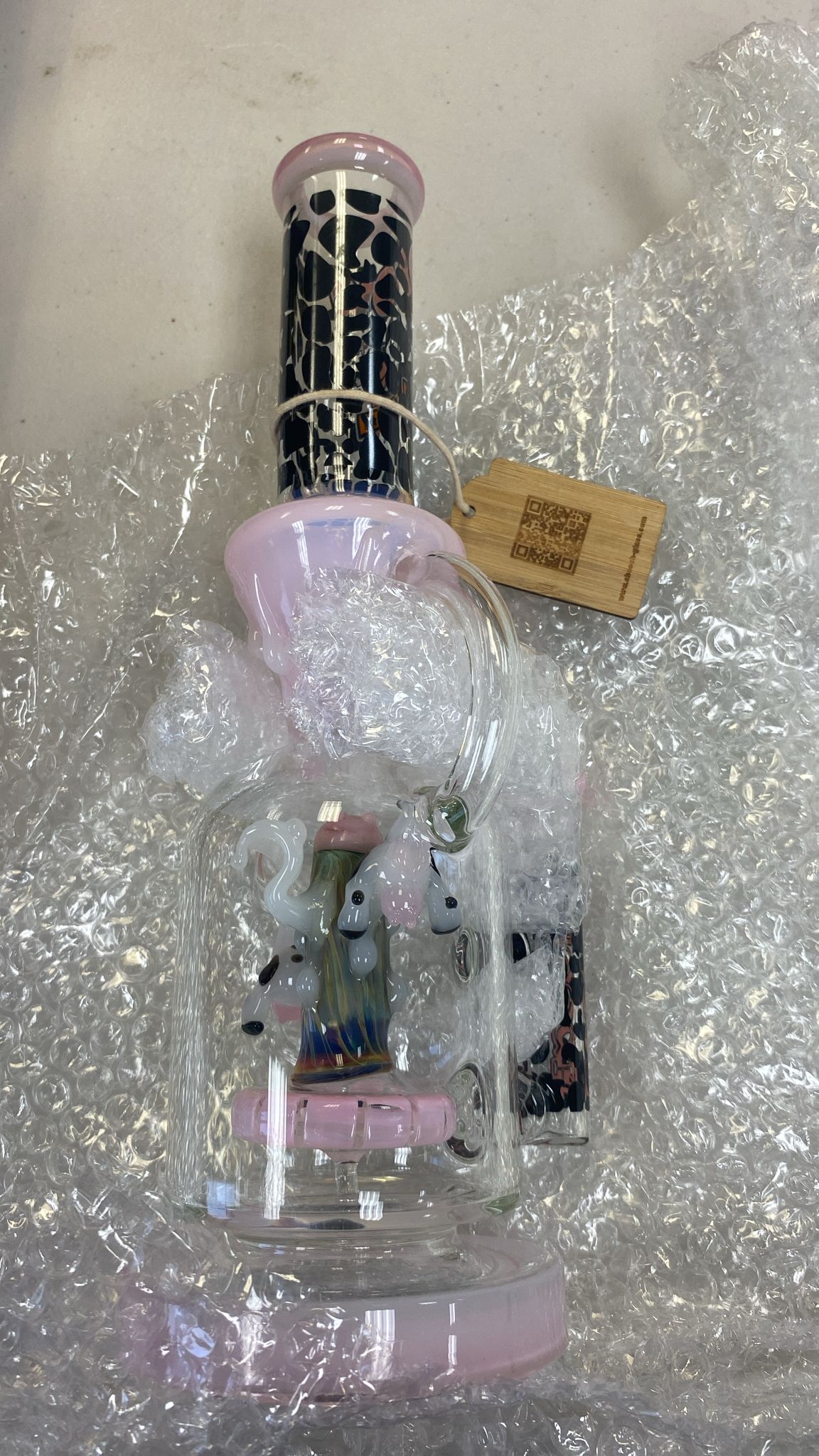 WATERPIPE CHEECH MOO JUICE GROWN UPS CHE367 12"