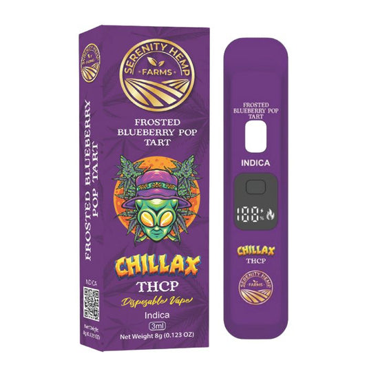 SERENITY HEMP CHILLAX THCP PROLL FROSTED BLUBRY POP TRT 3GM