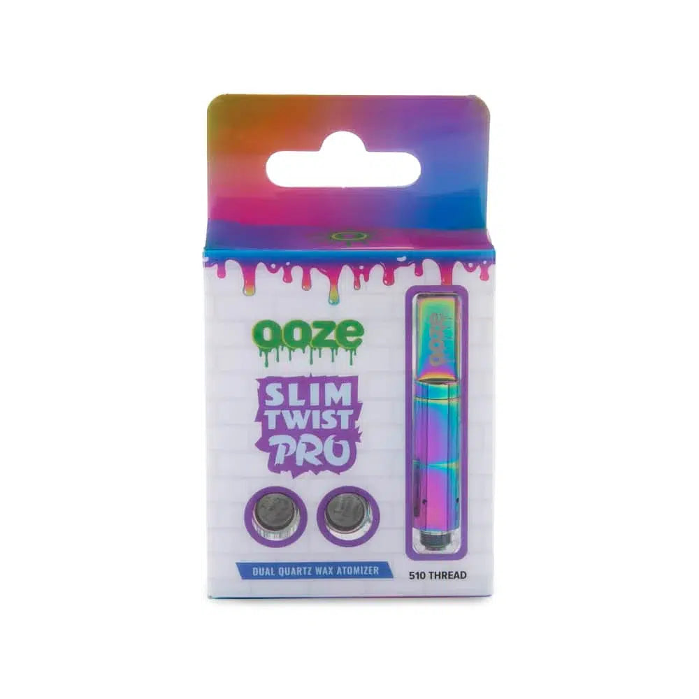 OOZE TWIST SLIM PRO DUAL QYARTZ WAX RAINBOW 1CT