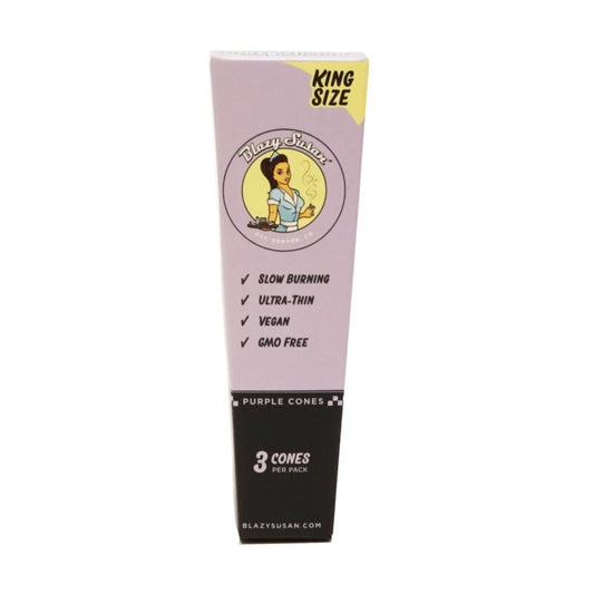 BLAZY SUSAN PURPLE CONE KING SIZE 3CONE