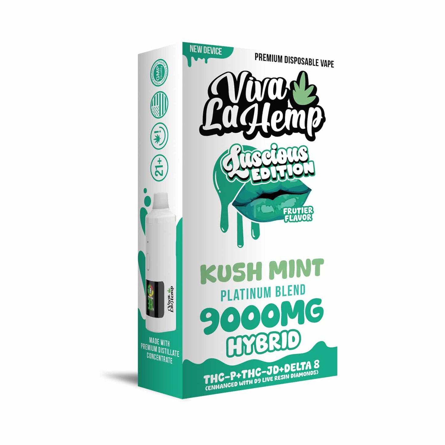 VIVA LA HEMP D9 KUSH MINT HYBRID 9000MG