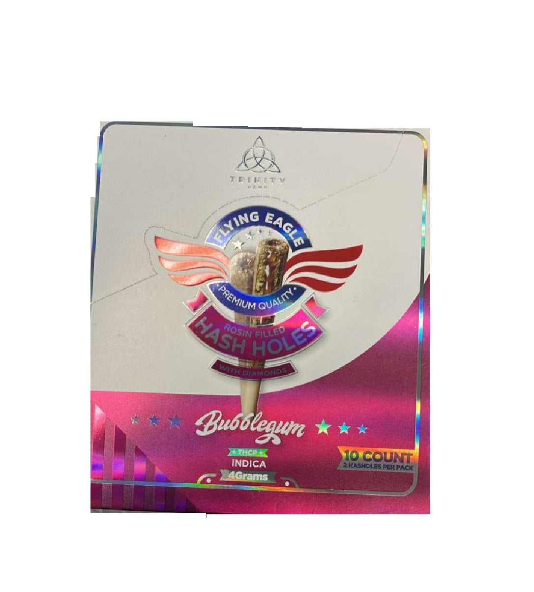 TRINITY FLYING EAGLE HASH HOLES PROLL BUBBLEGUM 4GM 2CT