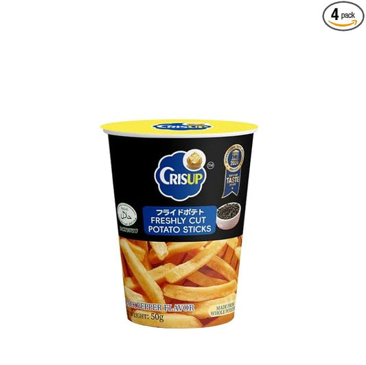 CRISUP POTATO STICKS BLACK PEPPER 2.4OZ