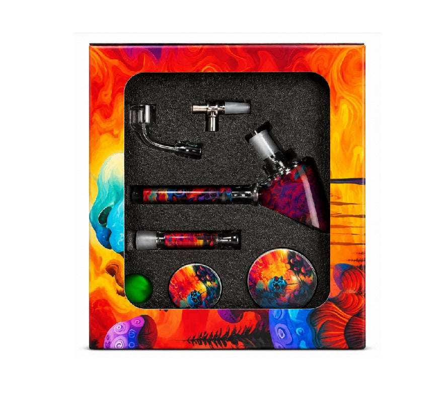 SMOKE GIFT SET WATERPIPE SKULL SGS01-01 1CT