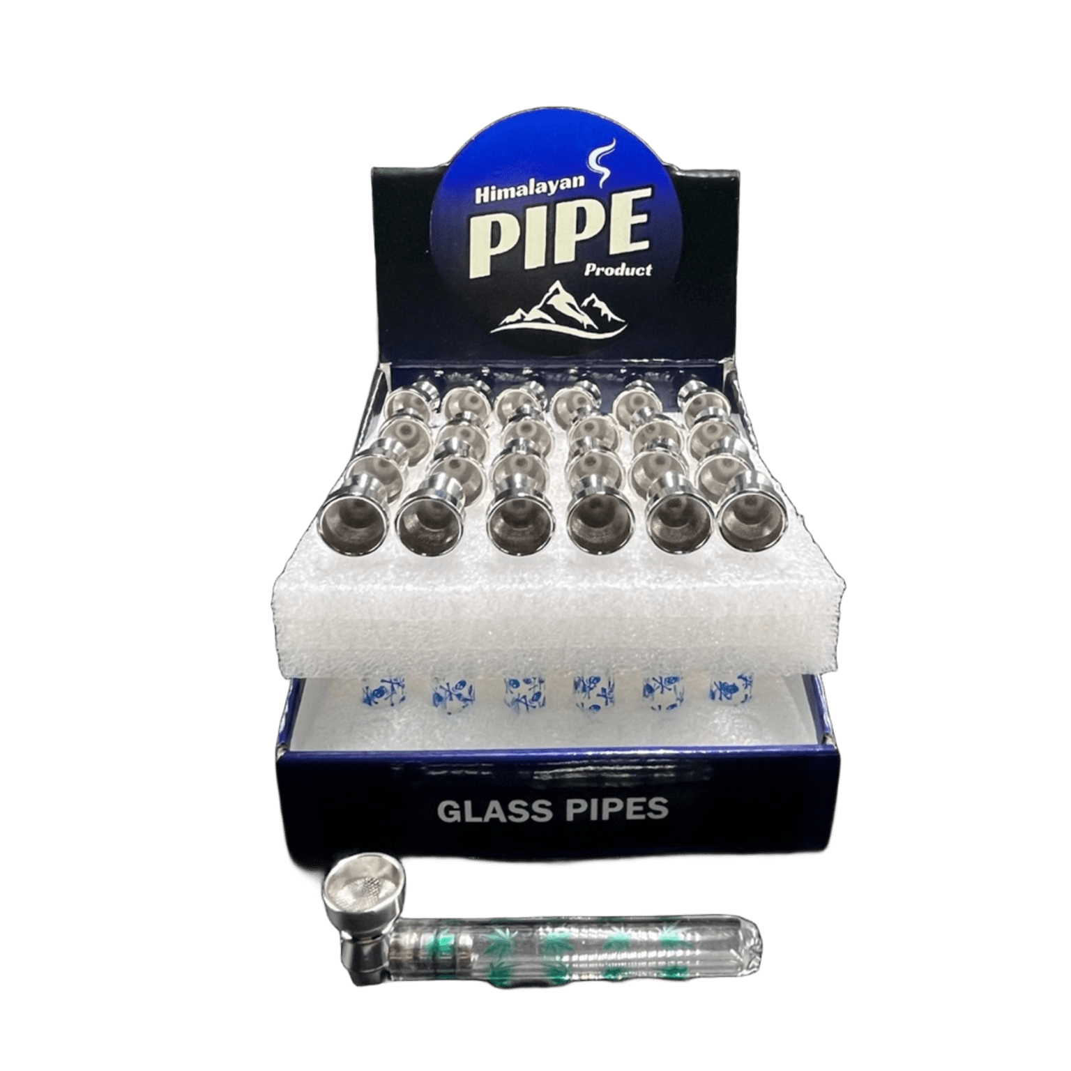 HANDPIPE CLEAR MIX METAL PIPE MP45 24CT