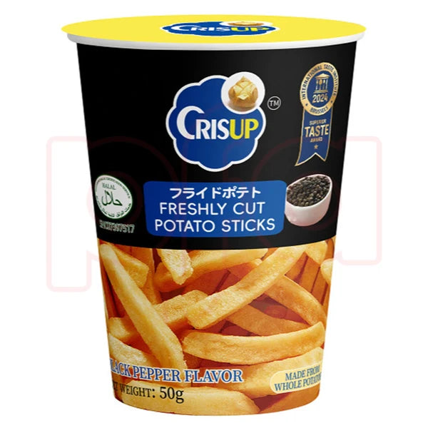 CRISUP POTATO STICKS BLACK PEPPER