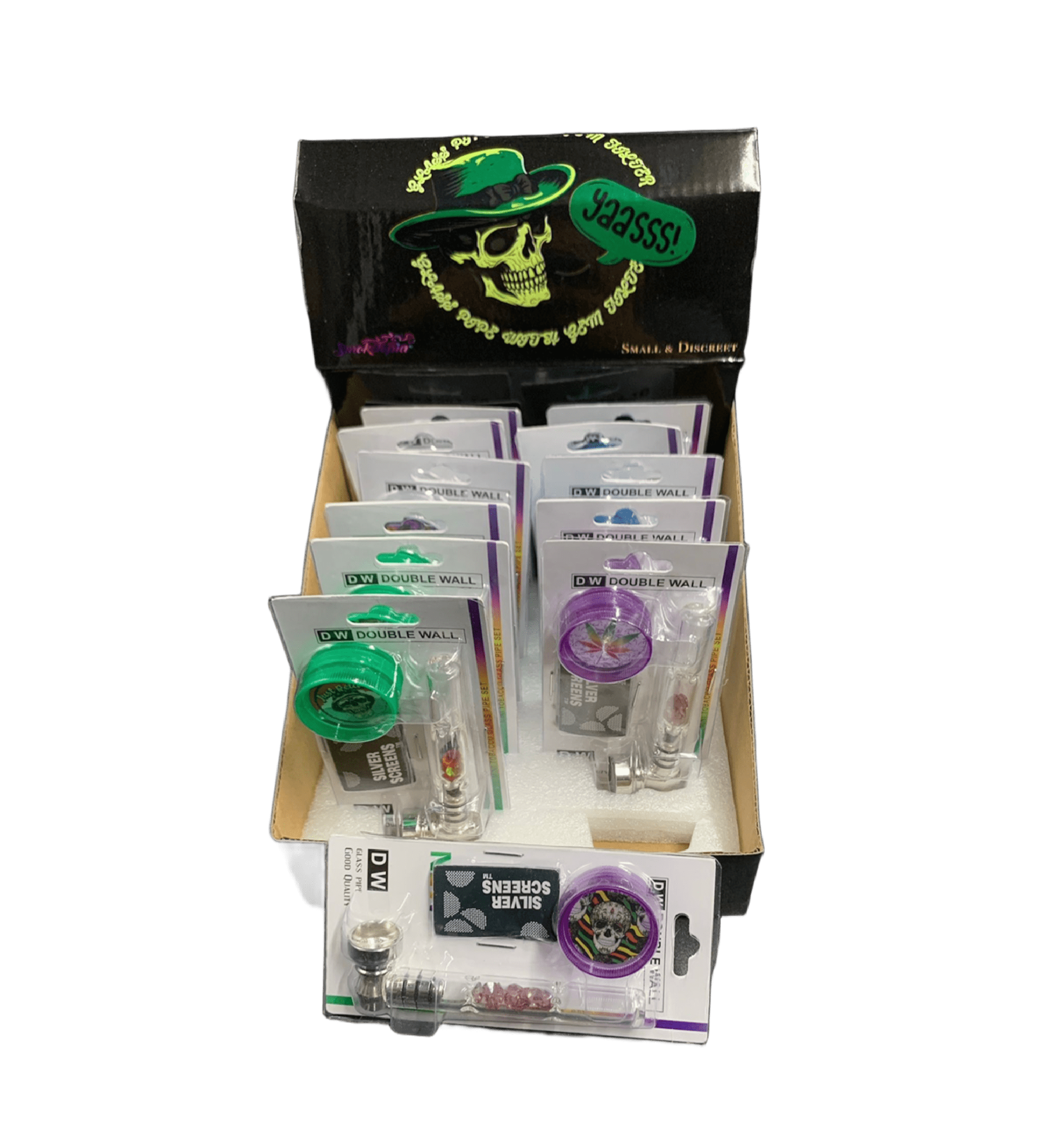 HANDPIPE CRYSTAL METAL PIPE SET MP46 12CT