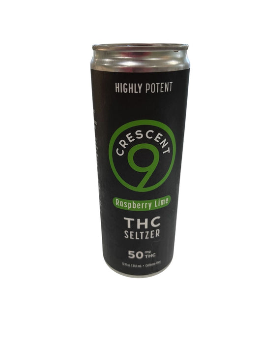 CERESCENT 9 SELTZER DRINK RASPBERRY LIME 50MG