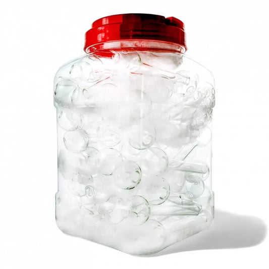 OIL BURNER CLEAR JAR 4"