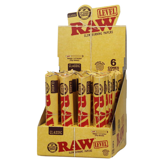 RAW CONES LEVEL CLASSIC CONE 24CT