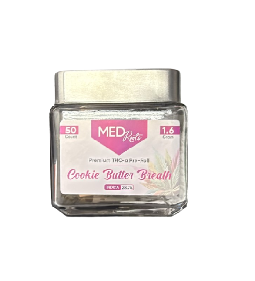 MED ROOTS COOKIE BUTTER BREATH PREROLL 1.6GM