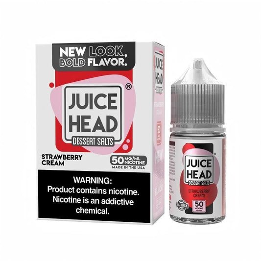 JUICE HEAD STRAWBERRY CREAM 50MG 30ML