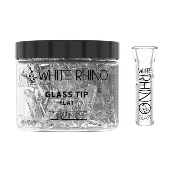 WHITE RHINO FLAT GLASS TIP WRG3102 50CT