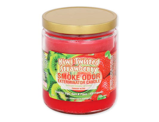 SMOKE ODOR CNDL KIWI TWISTED STRAWBERRY 13OZ 1CT