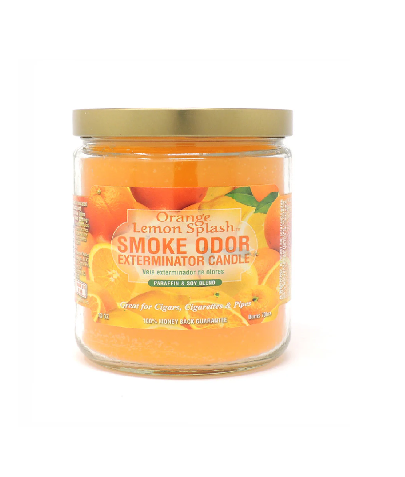 SMOKE ODOR CNDL ORANGE LEMON SPLASH 13OZ