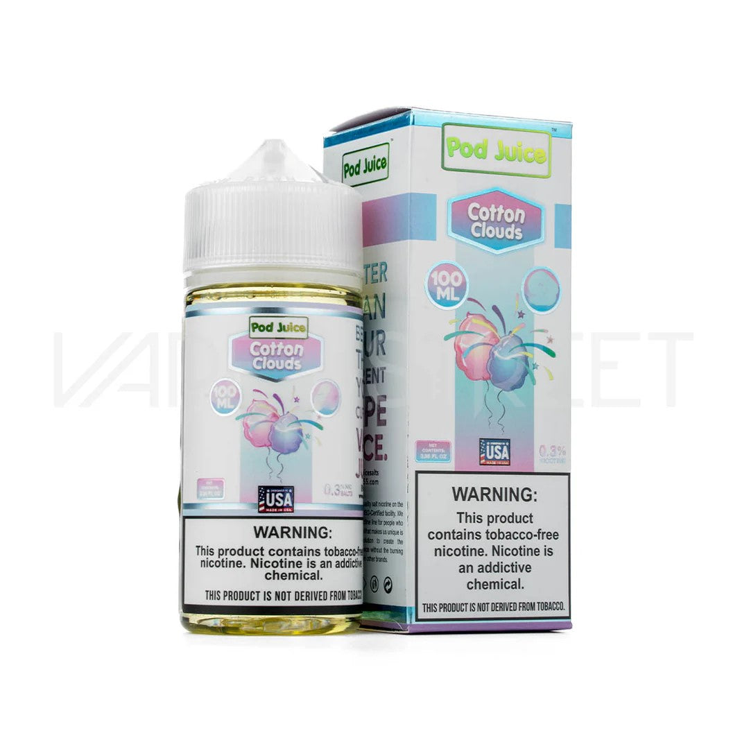 POD JUICE COTTON CLOUDS 100ML 6MG