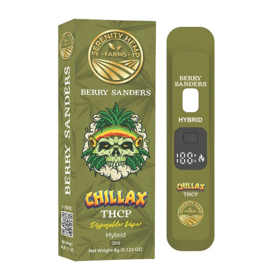 SERENITY HEMP CHILLAX THCP PROLL BERRY SANDERS 3GM