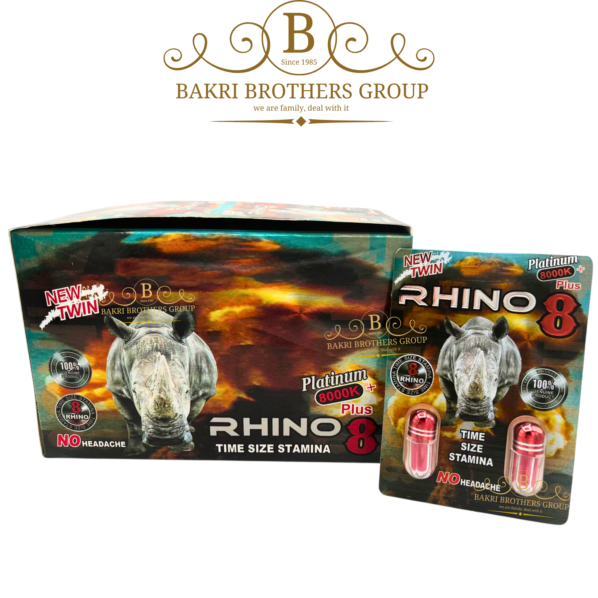 RHINO PLATINUM 8000 24CT