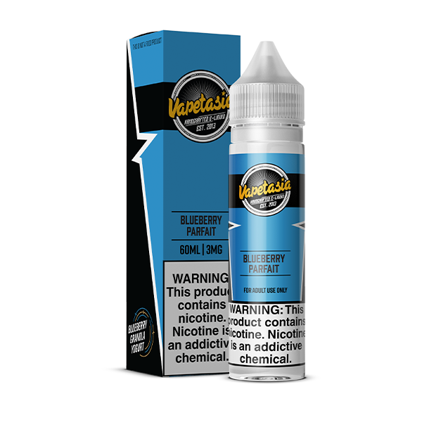 VAPETASIA  BLUEBERRY PARFAIT 100ML 0MG