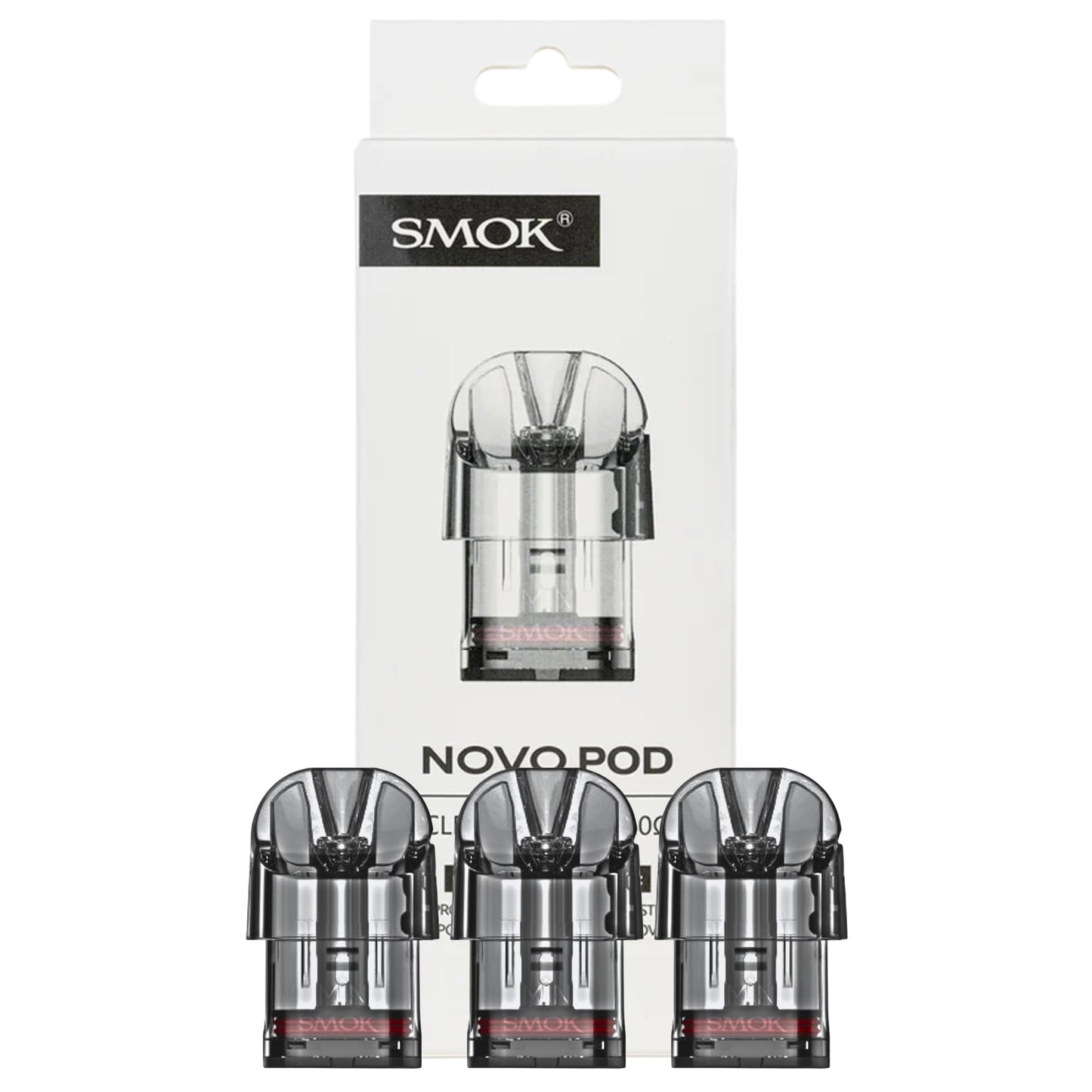 SMOK NOVO POD CLEAR MESHED COIL BRIGHT BLACK 0.1 OHM