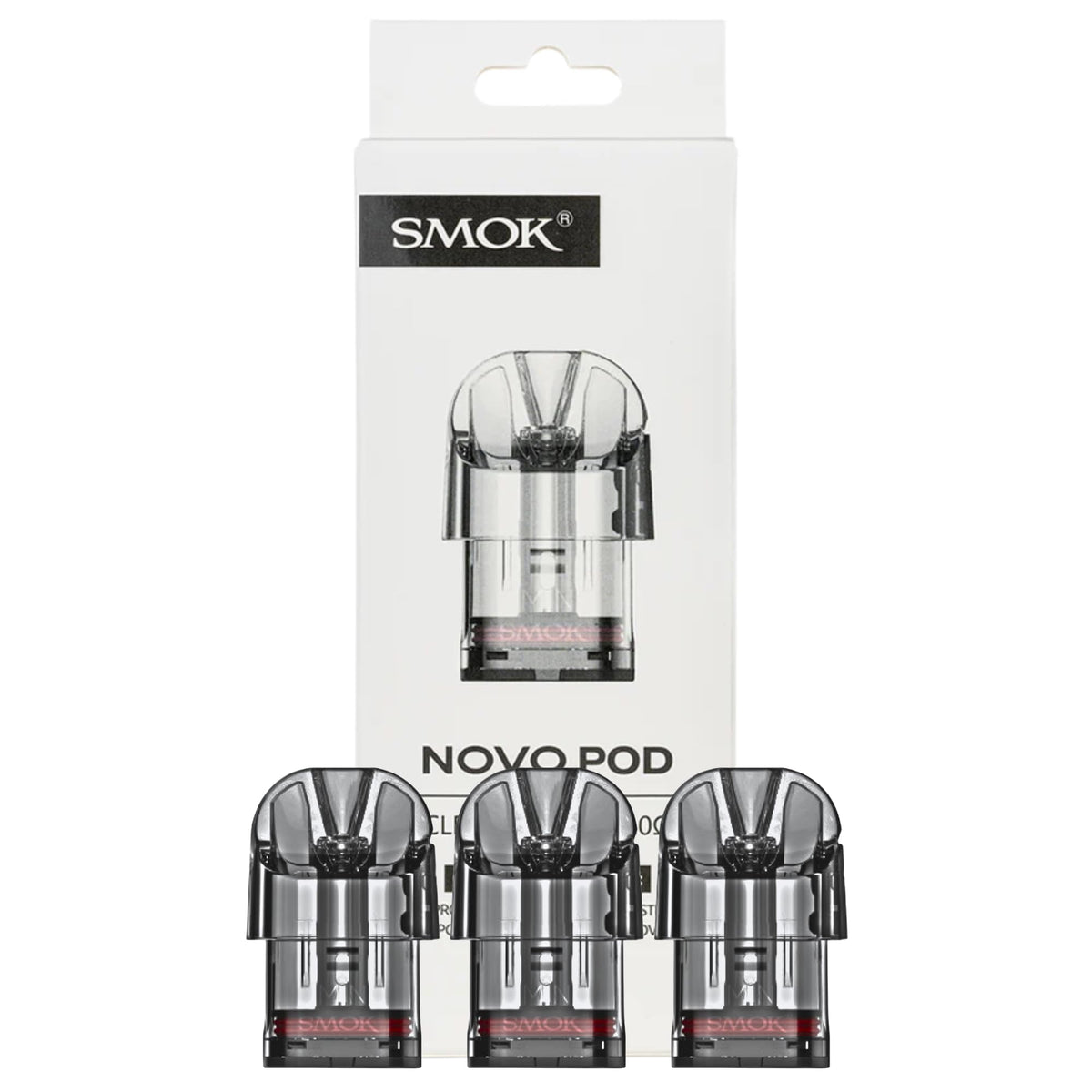 SMOK NOVO POD CLEAR MESHED COIL BRIGHT BLACK 0.1 OHM