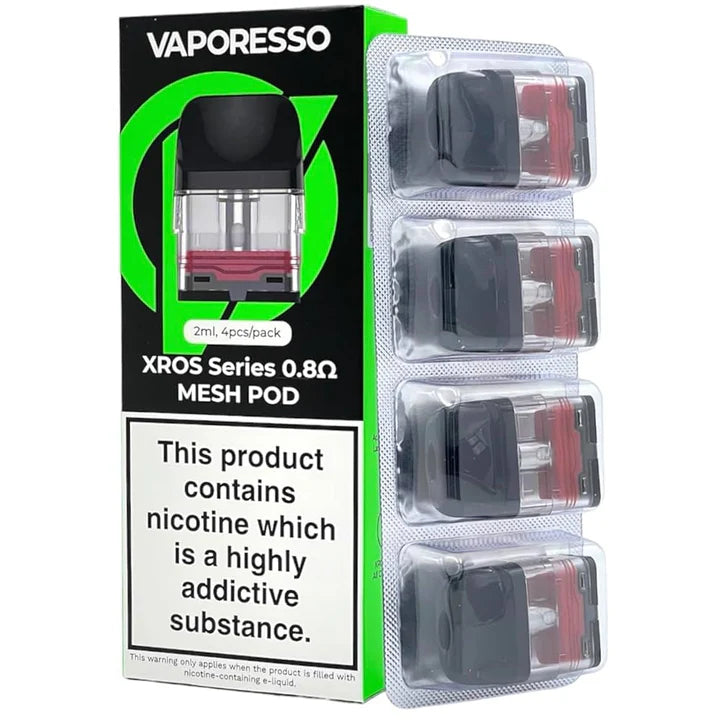 VAPORESSO XROS SERIES 0.8 MESH POD CORNEX 3.0 3ML 4CT