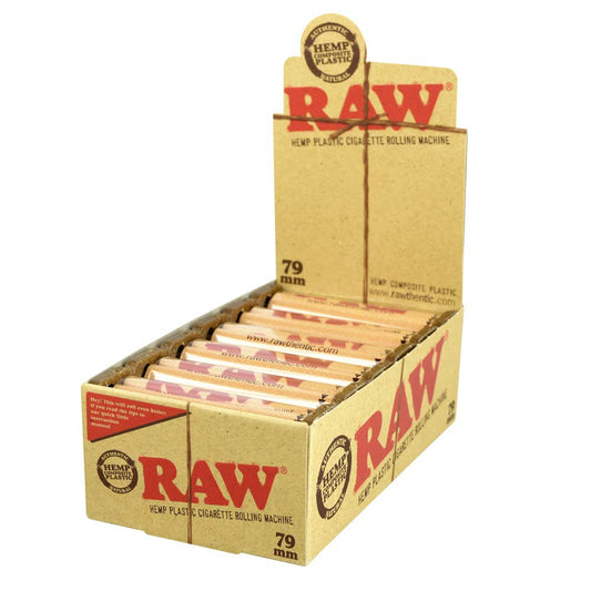 RAW PLASTIC CIGARETTE ROLLING MACHINE 79MM 12CT