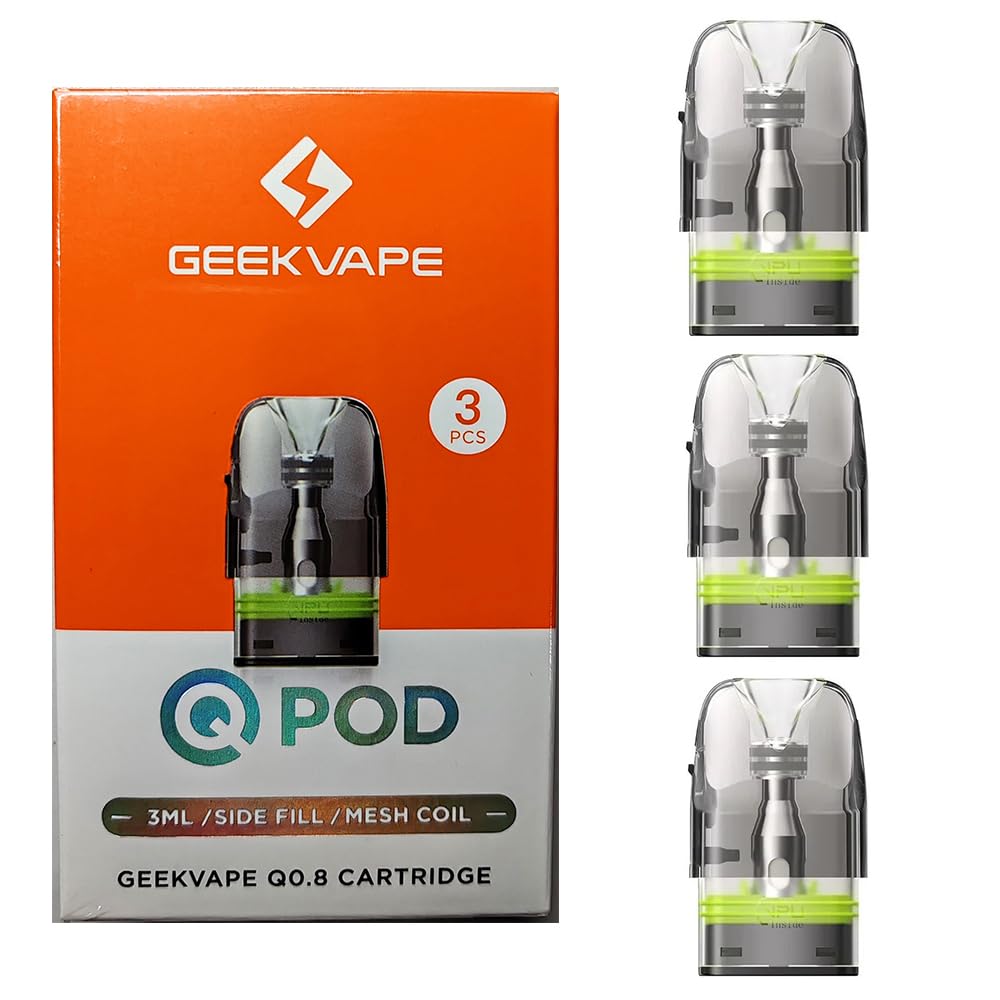 GEEKVAPE Q POD 0.8 CARTIDGE MESH COIL 2ML 10CT