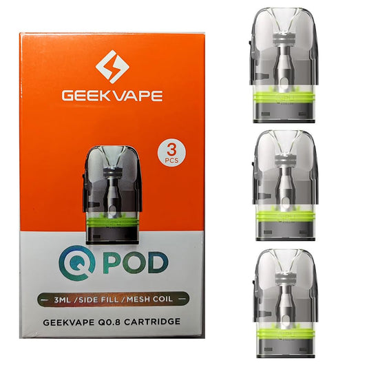GEEKVAPE Q POD 0.8 CARTIDGE MESH COIL 2ML 10CT