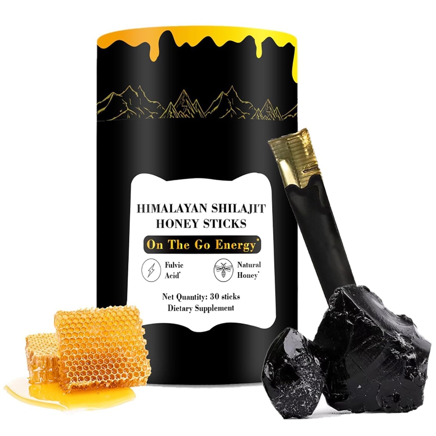 HIMALAYAN SHILAJIT HONEY STICKS 30CT