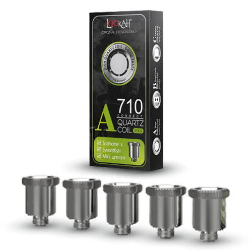 LOOKAH 710 THREAD QUARTZ A WAX COIL 5CT